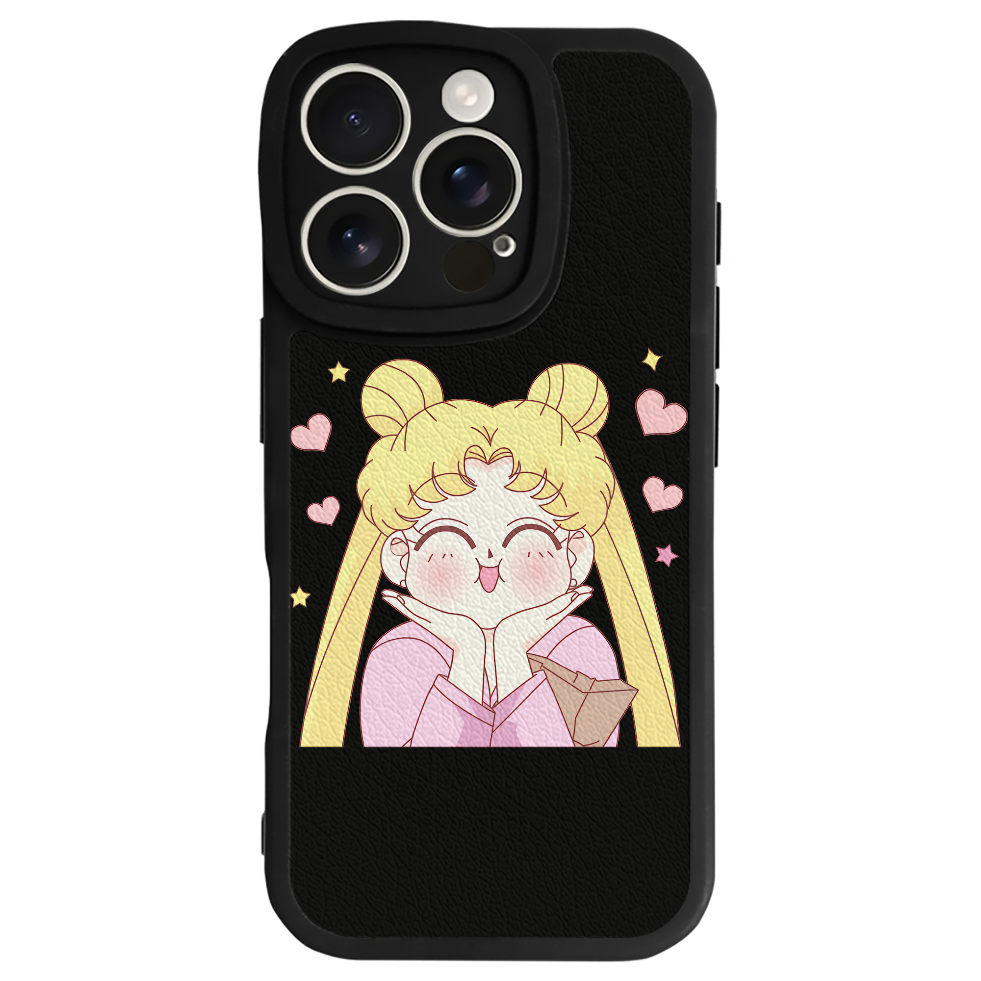 （画像用） 美少女戦士セーラームーン 愛野 美奈子 あいの みなこ Sailor Moon Aino Minako 【iPhone 16シリーズ対応】シリコンスマホケース（レザー調） 材質：シリコン